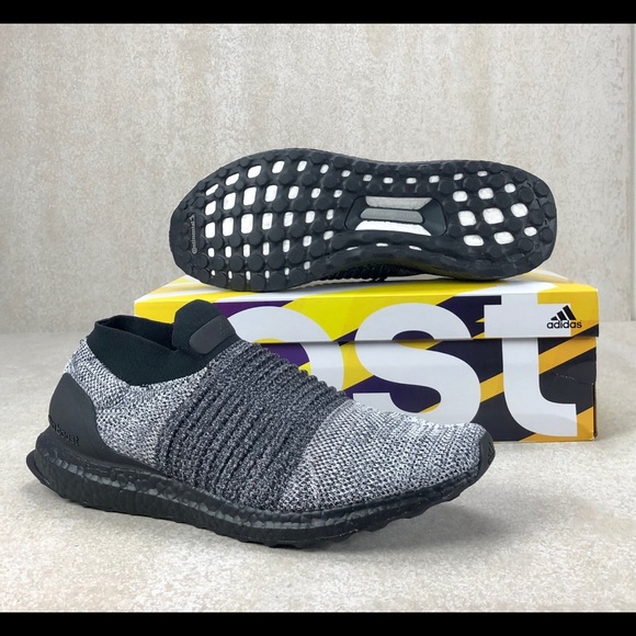ultra boost laceless black oreo